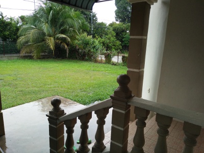 anjung depan rumah homestay